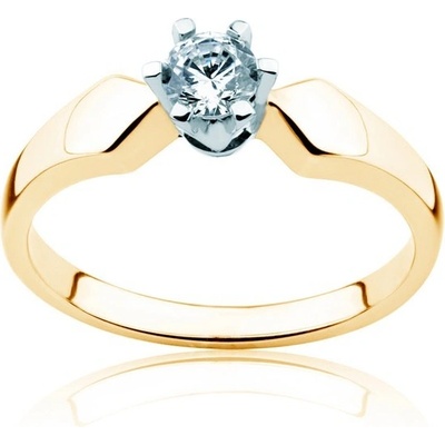 Savicki zásnubní prsten Triumph of Love: dvoubarevné zlato diamant PI ZB D 00007