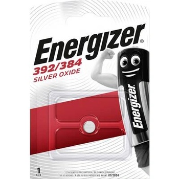 Energizer 392/384 клетка с монета, сребърен оксид, 1.55V, 44 mAh, Energizer SR41W, SR41, SR736, V392, D392, 247B, K, 280-13, SB-B1, RW47 (635133) (635133) (635133)