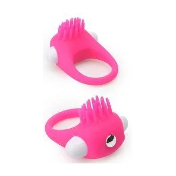 DreamToys Пенис ринг с четчица Dream Toys, Вибриращ, Розов, 45295