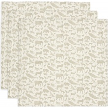 Jollein 70x70 cm Animals Olive Green 3 ks