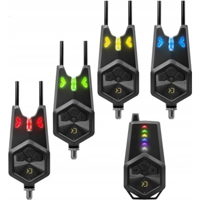 Elektronický signalizátor záberu Delphin súprava 4+1 Tecton