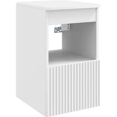 vidaXL Шкаф за баня Бяло 30 x 41 x 50 см Инженерна дървесина (890492)