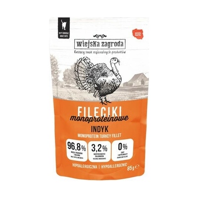 Wiejska Zagroda Monoproteinové filetky Krůta 85 g