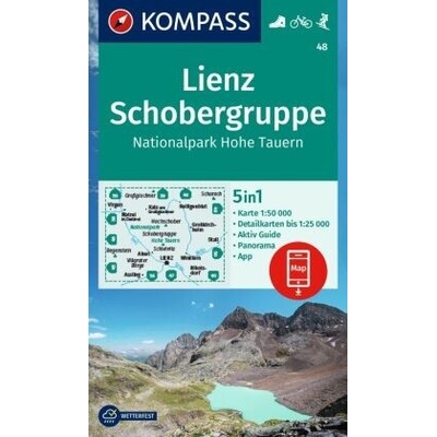 Lienz, Schobergruppe, Nationalpark Hohe Tauern (Kompass - 48) - turistická mapa