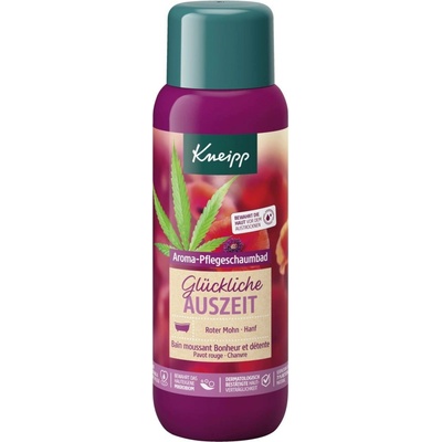 Kneipp pěna do koupele Červený mák a konopí 400 ml