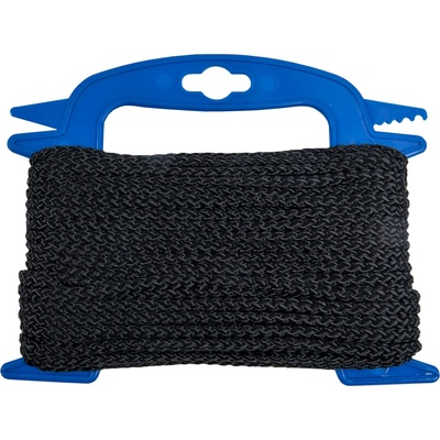 CONNEX PP Lano pletené 8-pramenné, 4 mm × 20 m, rôzne farby (čierne, zelené), navíjač DY2701861