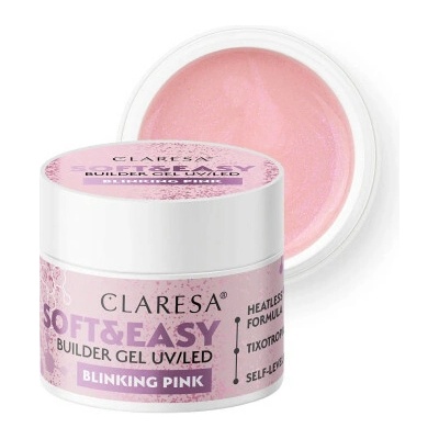 Eranti Claresa Soft Easy stavebný gél Blinking pink 45g