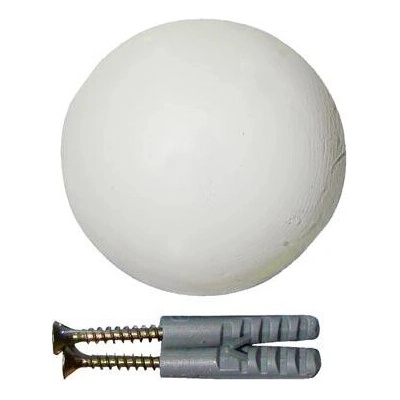 Tlmič nárazov na dvere 60 mm – biely, 2 ks