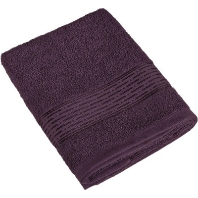 Bellatex ručník kolekce proužek tmavě vínový 50 x 100 cm