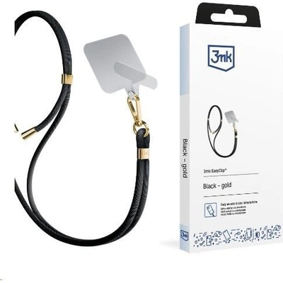 3mk EasyClip univerzální šňůrka pro telefony se zadním krytem černá – Sleviste.cz