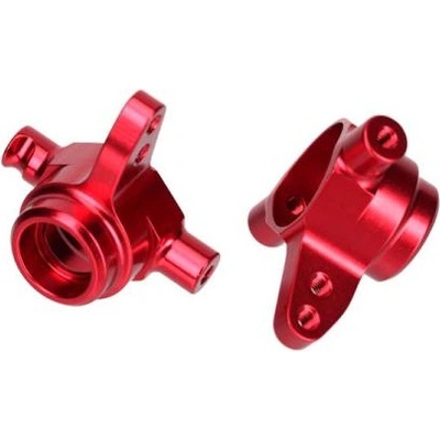Traxxas предни носачи алуминиеви червени (чифт)