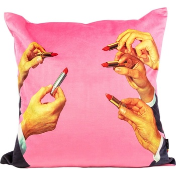 Seletti Vankúš Toiletpaper Lipticksj 50x50