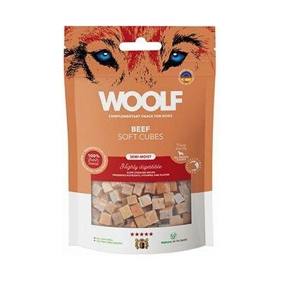 WOOLF pochoutka Soft Cubes Beef 100 g