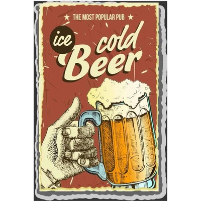 Ceduľa Beer - Ice Cold Beer