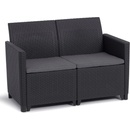 Allibert CLAIRE 2 SEATERS SOFA grafit