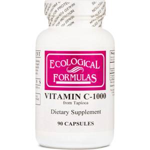 Ecological Formulas Витамин С от Тапиока - 1000 mg, 90 капсули (03495 EF)