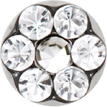 Studex Náušnice na piercing Sensitive Maxi Margaréta PR-LD6004W biela