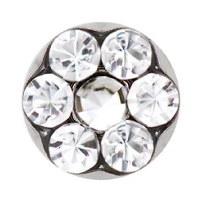 Studex Náušnice na piercing Sensitive Maxi Margaréta PR-LD6004W biela