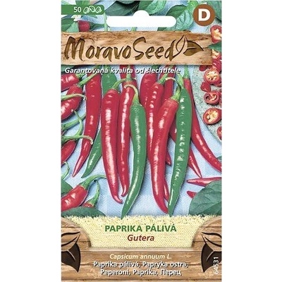 Paprika zeleninová pálivá GUTERA chilli MoravoSeed