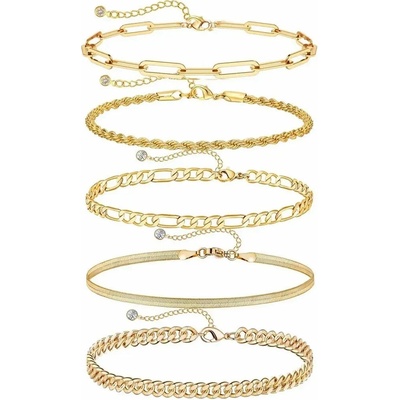 Mabell Set náramkov z chirurgickej ocele MILAGROS SK221LJBRSET2-GC45