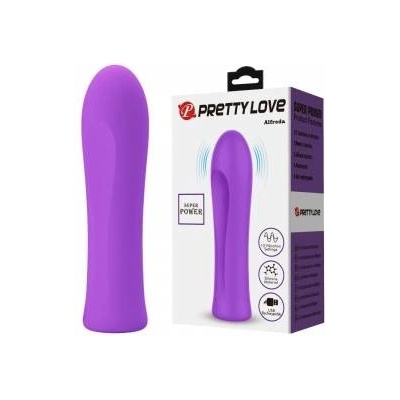 Pretty Love Alfreda Aqua Purple Flexible Silicone Mini Vibrating Device