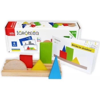 IGROTECO Комплект логически блокчета, дървени (900606)