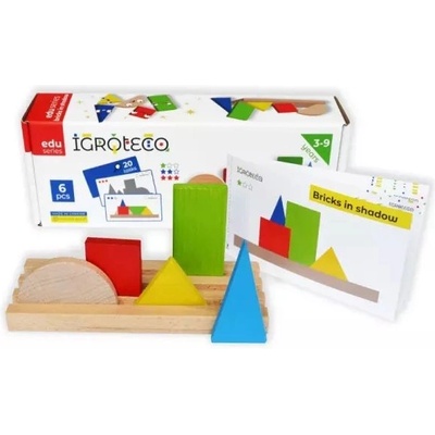 IGROTECO Комплект логически блокчета, дървени (900606)