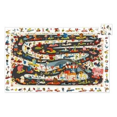 DJECO - Детски пъзел за наблюдателност - На рали - 54 части (DJ07564)