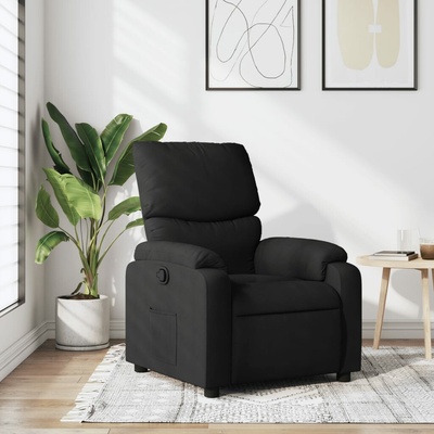 vidaXL 373412 Polohovací černé textil