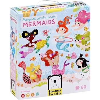 BANANA PANDA Детски пъзел Banana Panda от 60 части - Русалки (49259)