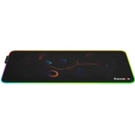 Huzaro Гейминг подложка Huzaro - 2.0 RGB, XL, мека, черна (HZ-MOUSEPAD RGB 80X30 DESIGN)