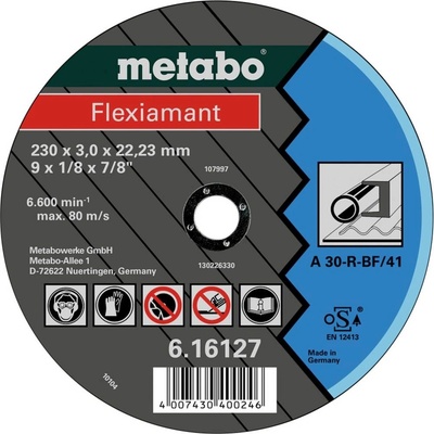 Metabo Rezný kotúč rovný 150 mm 616121000 25 ks