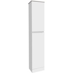 InterCeramic Колона за баня icp 3530 - стенна, 2 врати, 4 рафта, гланц pvc (icp 3530)