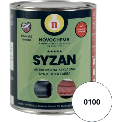 Syzan - základná syntetická farba 0,9kg biela 0100