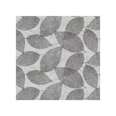 Ubrus PVC 165B, metráž, 20 m x 140 cm, listy šedé na šedém podkladu, IMPOL TRADE