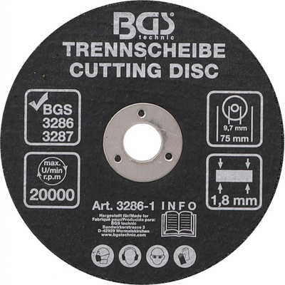 Bgs technic Kotouč řezný 75 mm 3286-1