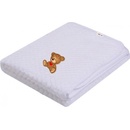 Baby Nellys Detská deka Sweet dreams flecce biela