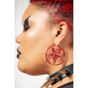 KILLSTAR обеци KILLSTAR - Seeing Red - Алено червено - KSRA006558