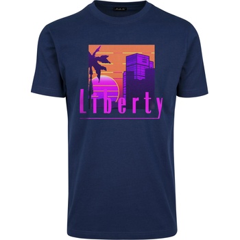 Mister Tee Мъжка тениска в син цвят Mister Tee Liberty Sunset UB-MT2792-01496 - Син, размер 5XL