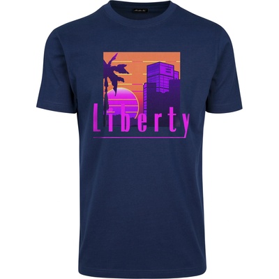 Mister Tee Мъжка тениска в син цвят Mister Tee Liberty Sunset UB-MT2792-01496 - Син, размер 5XL