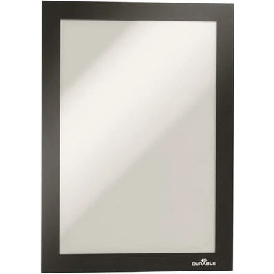 Informačný panel, A5, magnetický, DURABLE "DURAFRAME MAGNETIC", čierna