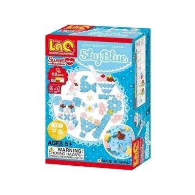 LaQ Mini Sky Blue Educational Building Blocks