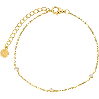 Olivie stříbrný náramek TŘI SESTRY GOLD 8959