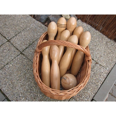 Stoa Ruské kolky - drevené (35cm)