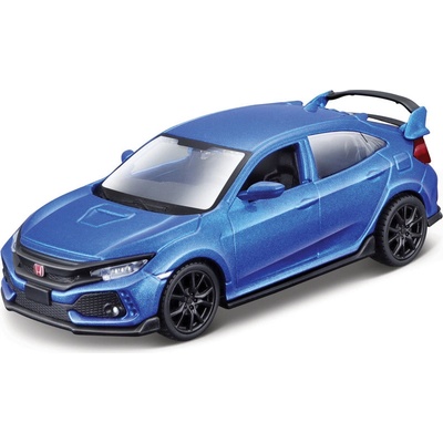 Maisto Honda Civic Typr R metalíza modrá 1:40