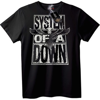 NOONEBRAND System of a Down Eagle T-Shirt - XS, Black