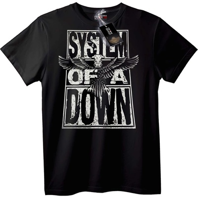 NOONEBRAND System of a Down Eagle T-Shirt - XS, Black