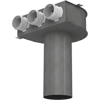 Dalap Метален таванен конектор за тръби Dalap Flexitech Ø 63 мм, 3 фланца (196311)