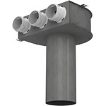 Dalap Метален таванен конектор за тръби Dalap Flexitech Ø 63 мм, 3 фланца (196311)