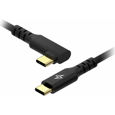 AlzaPower APW-CBTC2001A9B 90AluCore USB-C to USB-C 2.0, 100 W, 1m, černý